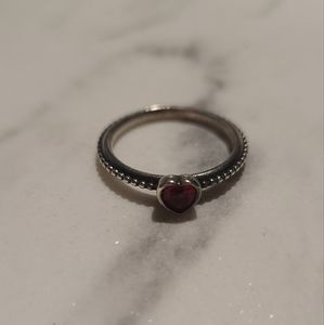 Pandora Heart Shaped Ring